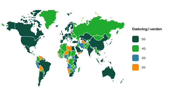 Dækning i verden 2025