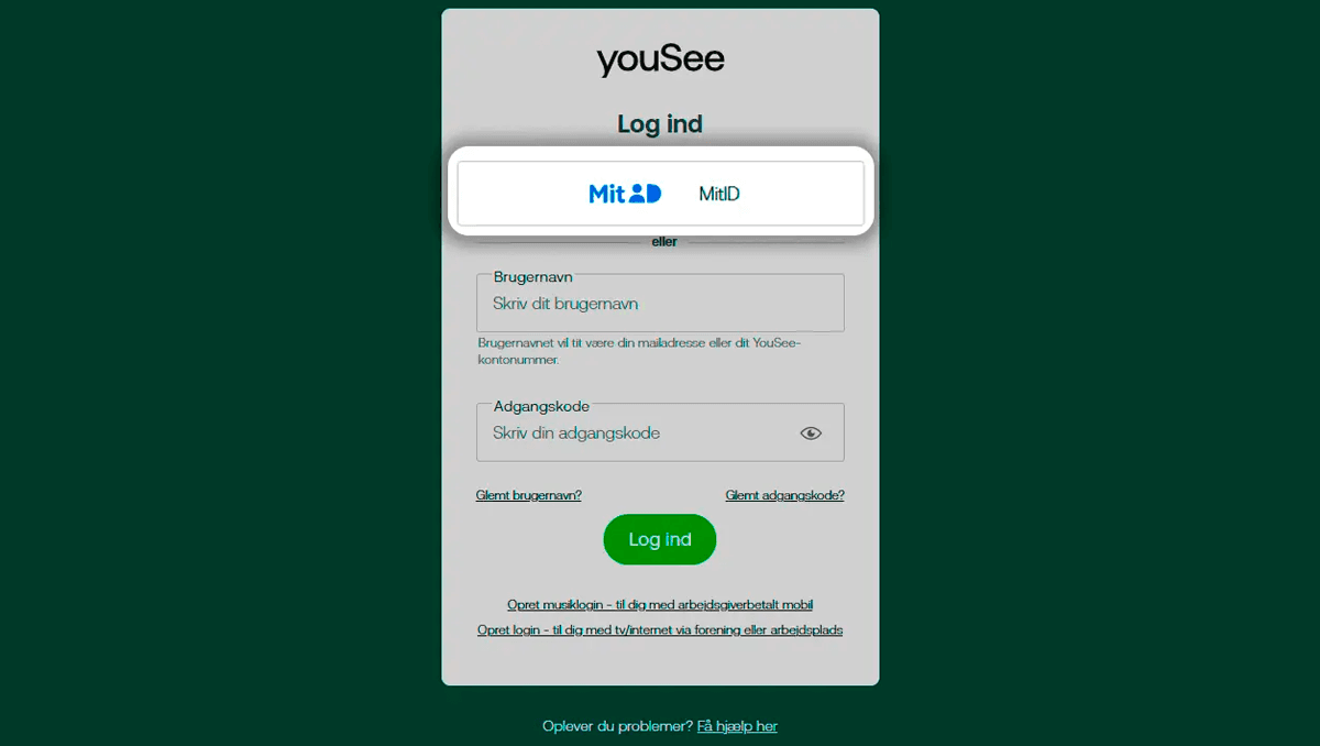 DK - login til Mit YouSee 1200x678 - image